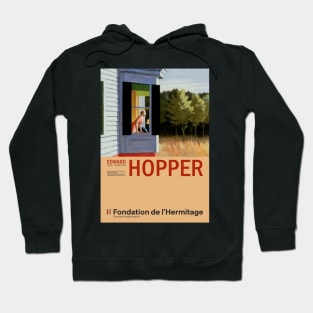 Edward Hopper - Cape Cod Morning - Minimalist Exhibition Art Poster Hoodie